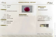 7.36/CT Natural Ruby Stone with Govt. Lab Certificate-16275S206798